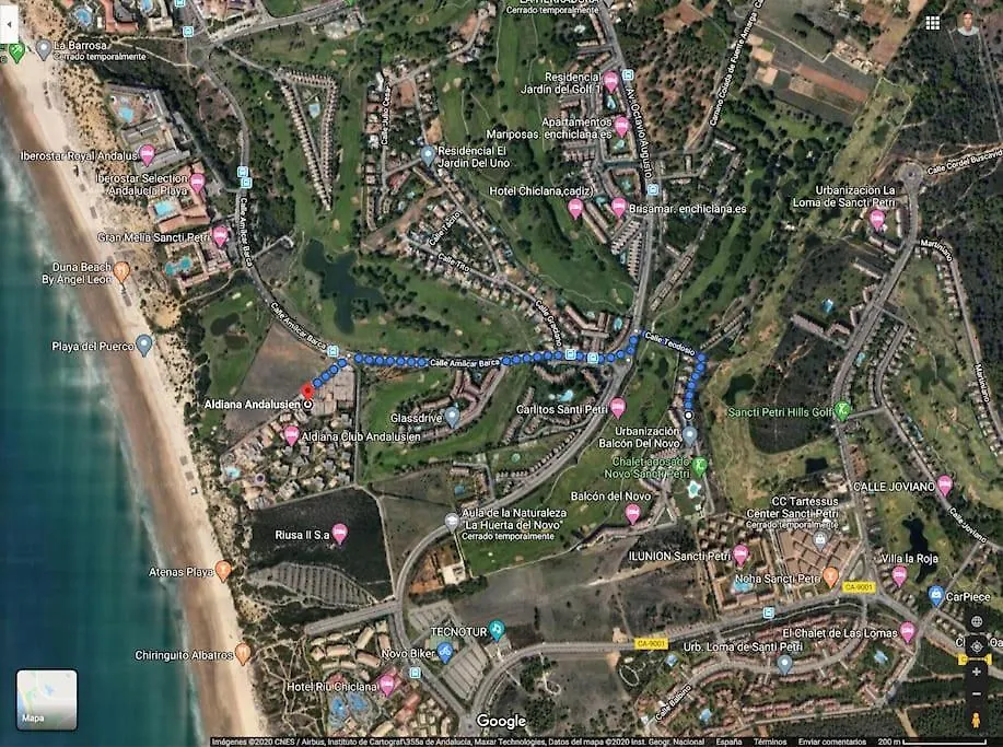 Apartamento Casa en Urb. Novo a 5min de playa con Pista Padel Chiclana de la Frontera